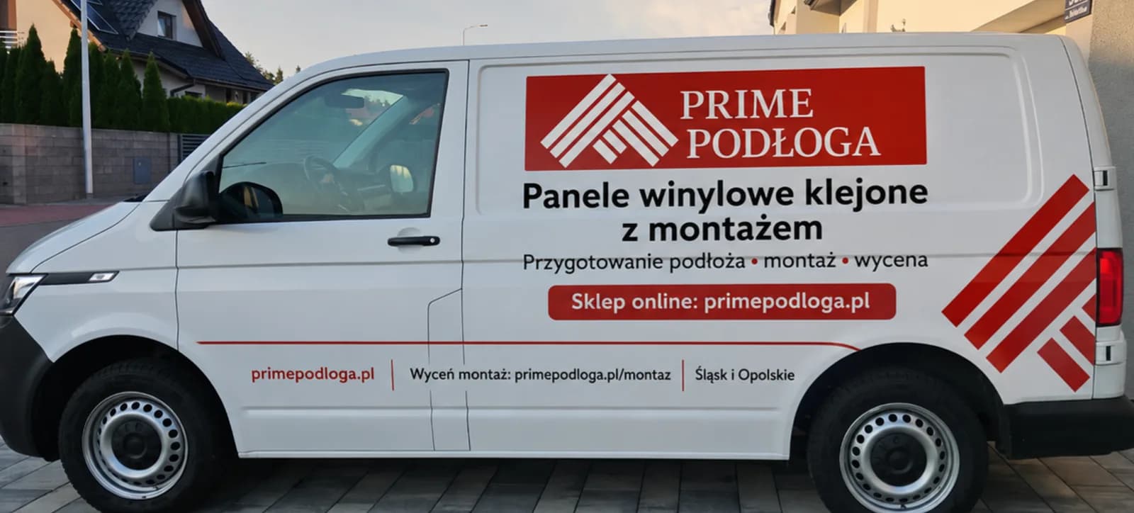 Bus Prime Podłoga - dojazd z wzornikami paneli winylowych do klienta