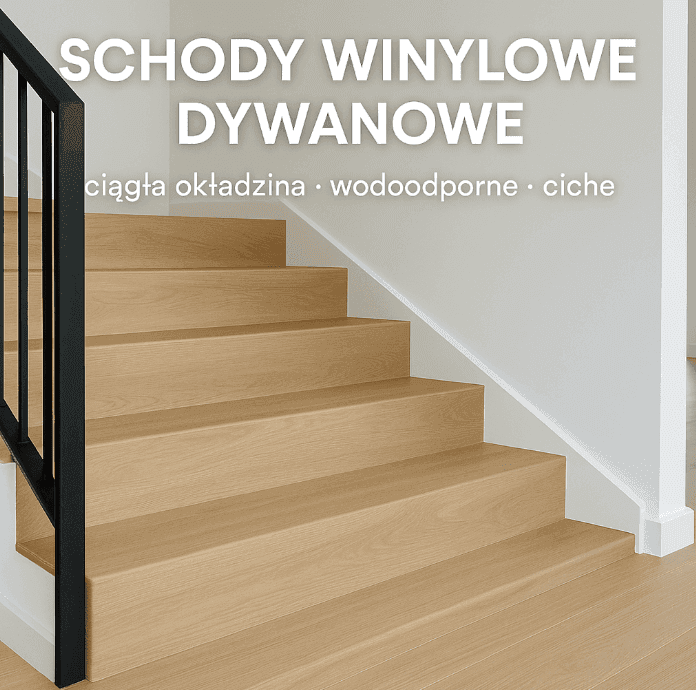 Schody winylowe – dywanowe – poradnik