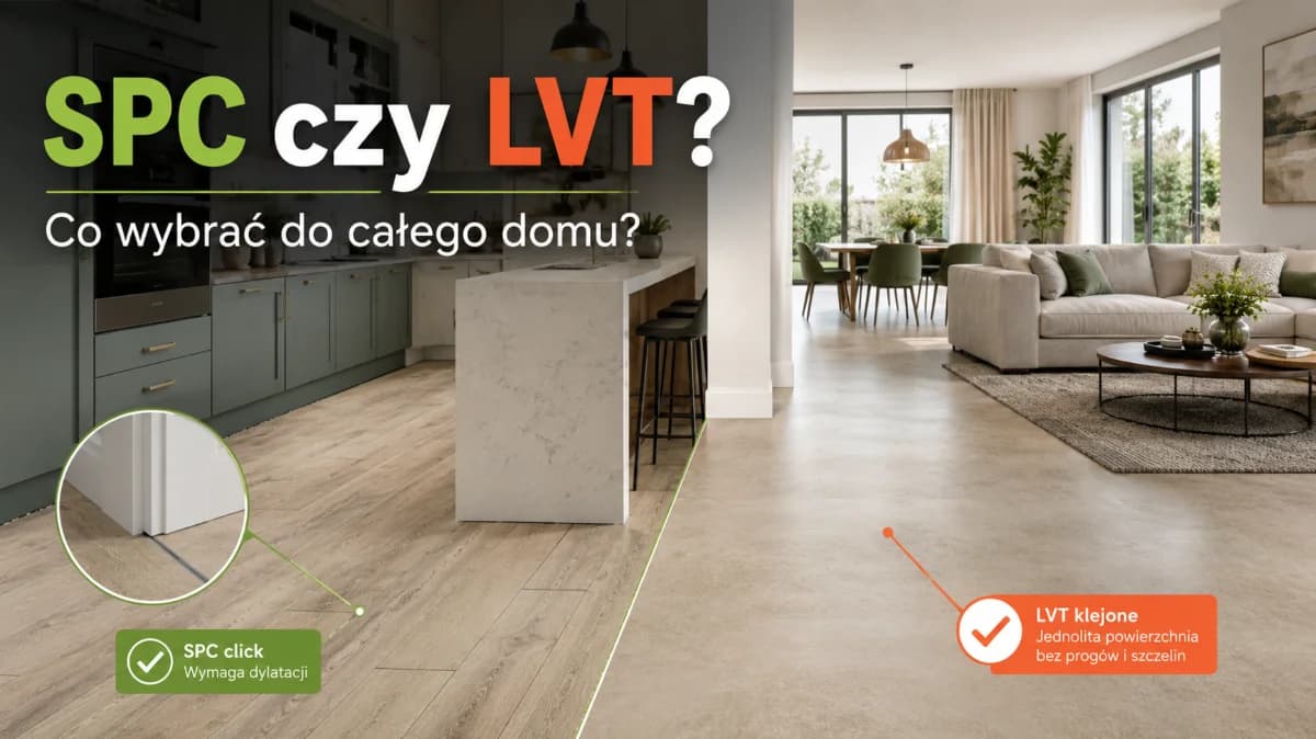 SPC czy LVT? Czym się różnią i co wybrać do Twojego pomieszczenia