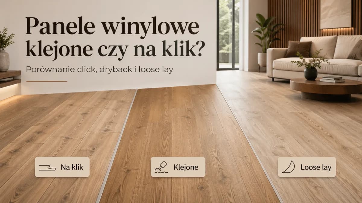 Panele winylowe klejone czy na klik? Które wybrać?