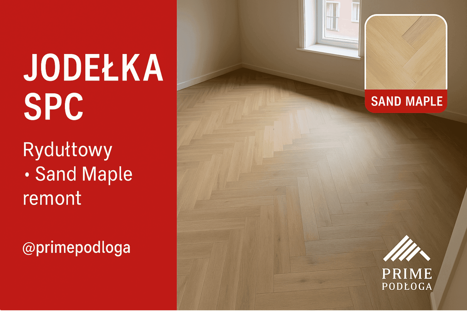 Montaż paneli winylowych w jodełkę w Rydułtowach