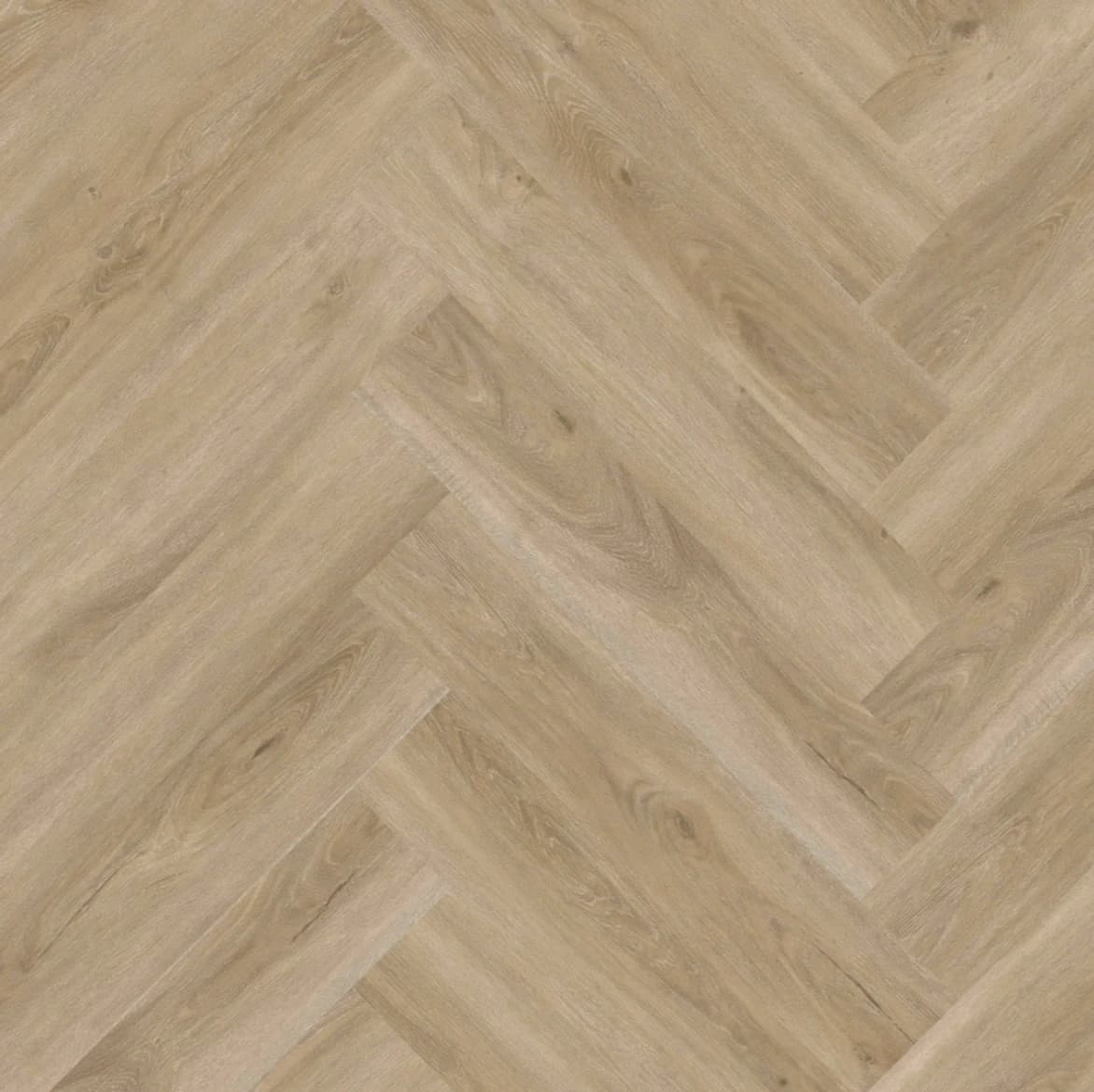 Invictus Champagne 31 - Herringbone Dryback LVT - Divine Oak