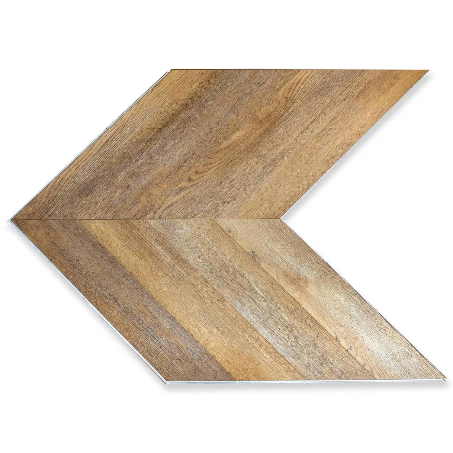Korfu Podłogi z Natury Chevron – Ciemny Jodełka Francuska – panele winylowe SPC na klik 6 mm