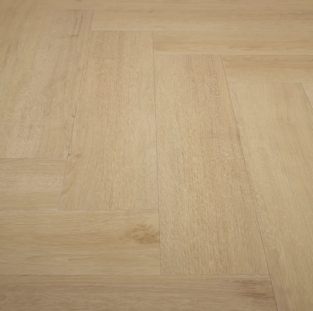 Invictus Sesame 36 - Herringbone Dryback LVT - Belrose Oak