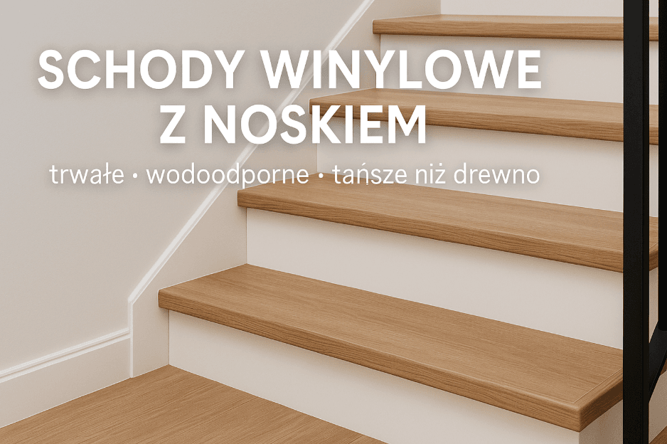 schody winylowe z noskiem SPC